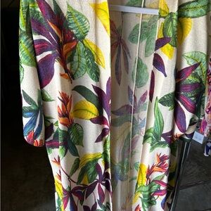 Chico's Multicolor Floral Jacket